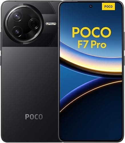 XIAOMI Smartphone POCO F7 Pro, 12+256, Noir, Batterie 6000mAh, HyperCharge 90W, HyperAI (Chargeur Non Inclus)