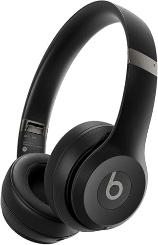 Beats Solo 4 – Casque Supra-auriculaire sans Fil Bluetooth, Apple et Android Compatible, 50 Heures d’autonomie – Noir Mat