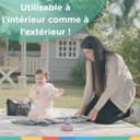 Nuby Foldable Reversible Play Mat - Easy Clean | Reversible | Waterproof | Suitable from Birth | 147 x 195 cm (Safari) - 6