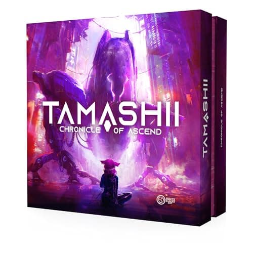 Awaken Realms Tamashii: Chronicle of Ascend - Embark on an Epic Journey in a Mythical Adventure! Sci-Fi Strategy Game, Ages 14+, 1-4 Players, 45-90 Min Playtime, Made - 2