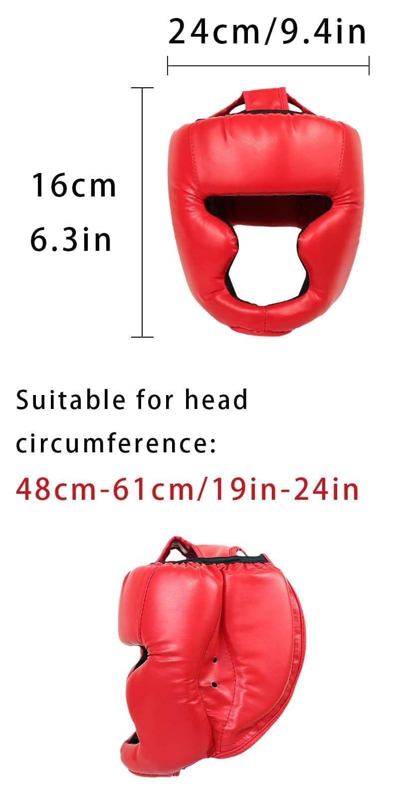 red helmet, head protection, kickboxing, karate, boxing helmet, sparring - 2