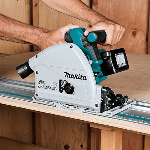 Makita DSP600ZJ (36V) Twin 18V Li-Ion LXT Brushless 165mm Plunge Cut Saw Supplied In A Makpac Case - Batteries And Charger Not Included - 12