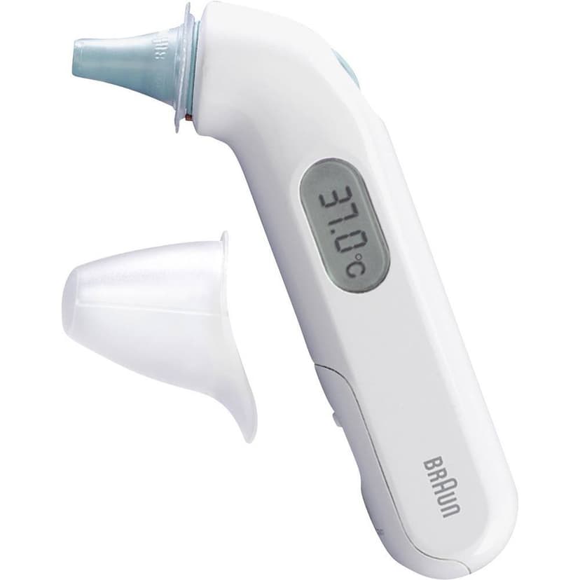 Braun ThermoScan 3 Thermomètre auriculaire | Mesure rapide en 1 seconde | Indicateur sonore de fièvre | Convient aux bébés et aux nourrissons | Marque #1 auprès des médecins(1) | IRT3030 - 1