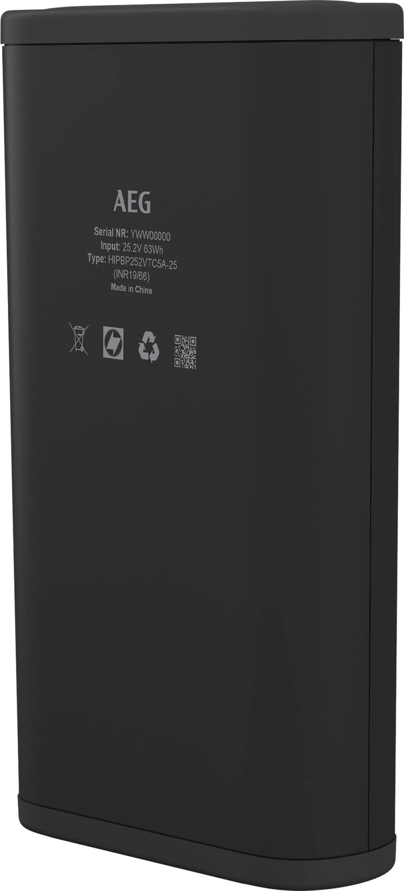 AEG AZE150 – Replacement Battery for AEG 8000 Cordless Vacuum Cleaner, 25.2V Lithium-Ion Spare Battery, 2.5Ah Capacity, Long Runtime, Quick Change System, Durable and High-Performance Design, Black - 2