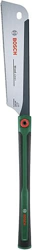 Bosch Japanese Saw Dozuki 270mm (Pull Saw for Clean, Straight and Very Precise Cuts in Wood and Plastic; SK5 Steel Saw Blade; Fine Teeth; 17 TPI; Extra Long Handle with Softgrip)