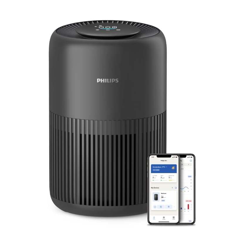 PHILIPS Air Purifier 900 Series, HEPA NanoProtect + Activated Carbon Filter, CADR 250 m³/h for 65 m² Allergy Sufferers, Quiet, Intelligent and Energy Efficient (AC0951/13) - 1