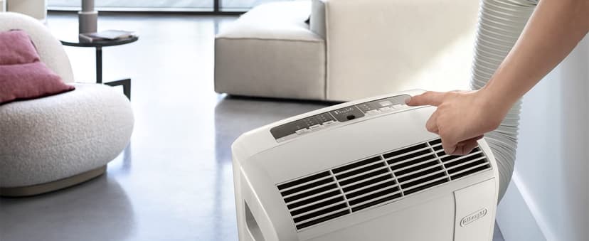 DELONGHI Pinguino PAC EX130 CST Climatiseur mobile WiFi avec fonction de déshumidification, version Pro jusqu'à 120 m³ Blanc - 2