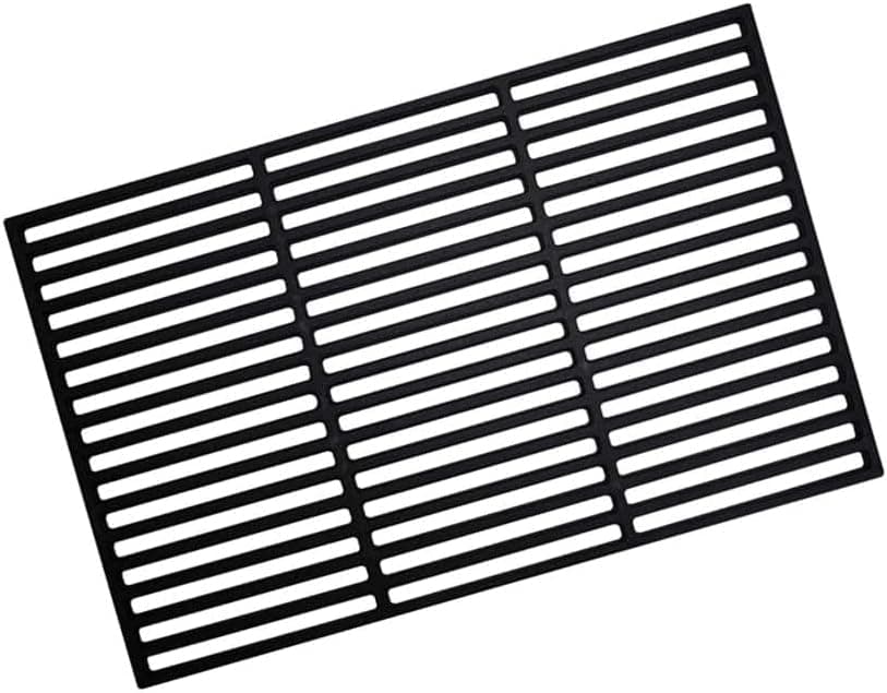 Daromigo 42 x 28 cm - Grille de cuisson en fonte émaillée - Grille rectangulaire en fonte émaillée - Accessoires pour barbecue, barbecue à gaz, barbecue au charbon de bois et bien d'autres - Pour - 1