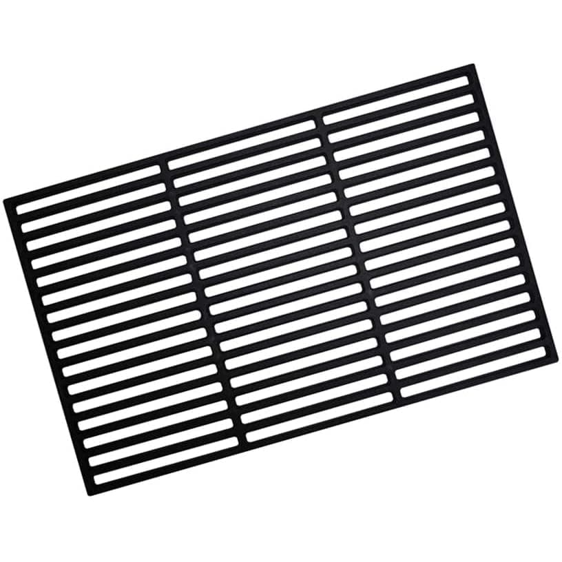 Daromigo 42 x 28 cm, griglia in ghisa smaltata, griglia rettangolare in ghisa smaltata, accessorio per barbecue, barbecue a gas, barbecue a carbonella e molto altro ancora, per barbecue a gas, - 1
