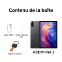 XIAOMI Redmi Pad 2, 8+256Go, Grise, Écran 11" 2,5K, Batterie 9000mAh, Processeur avancé Helio G100-Ultra, (Aucun Adaptateur Secteur Inclus) (Version Française + 2 Ans de Garantie) - 4