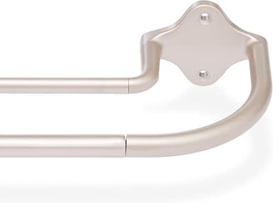 Amazon Basics Tringle à rideaux double extensible pour in…