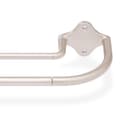 Amazon Basics Extendable Double Window Curtain Pole for Eyelet Curtains, 22 mm Diameter, 122 to 224 cm, Nickel - 1