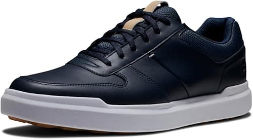 FootJoy Men's Contour Casual Navy/White/Tan, 6 UK Medium