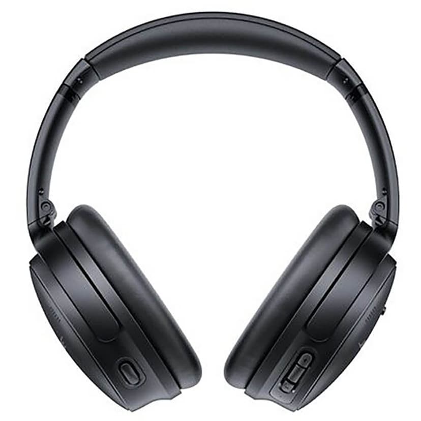 Bose QuietComfort® 45 Bluetooth wireless noise cancelling headphones with microphone for phone calls - Triple Black - 3