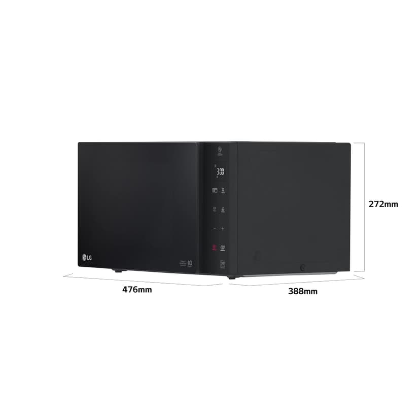 LG MH7235GPS Smart Inverter Microwave Oven with Quartz Grill, 32 Litre, 1200 W, Automatic Programs, 5 Power Levels, Crispy Microwave Plate Included - Smoke Black - 3