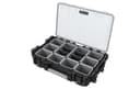 Keter ROC Pro Gear Heay Duty Organiser, 25 Year Warranty, Removable Bins, Stackable, Lightweight, Durable, IP54 Water Resistant, Black - 4