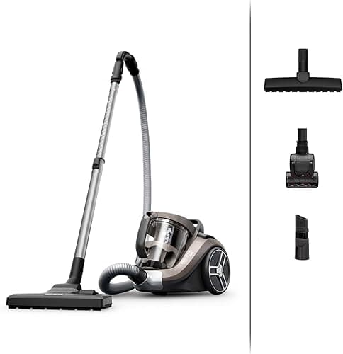 Rowenta Compact Power XXL Animal Aspirateur sans sac, Moteur basse consommation 900W max, Haute filtration, Bac à poussière 2,5L, Compact, RO4B50EA, Cigarillo