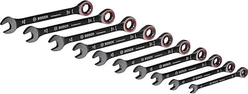 Bosch Professional set de clés mixtes 10 pièces (8/10/12/13/14/15/16/17/18/19 mm, sac) - Set Amazon Exclusive