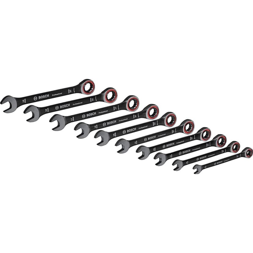 Bosch Professional set de clés mixtes 10 pièces (8/10/12/13/14/15/16/17/18/19 mm, sac) - Set Amazon Exclusive - 1