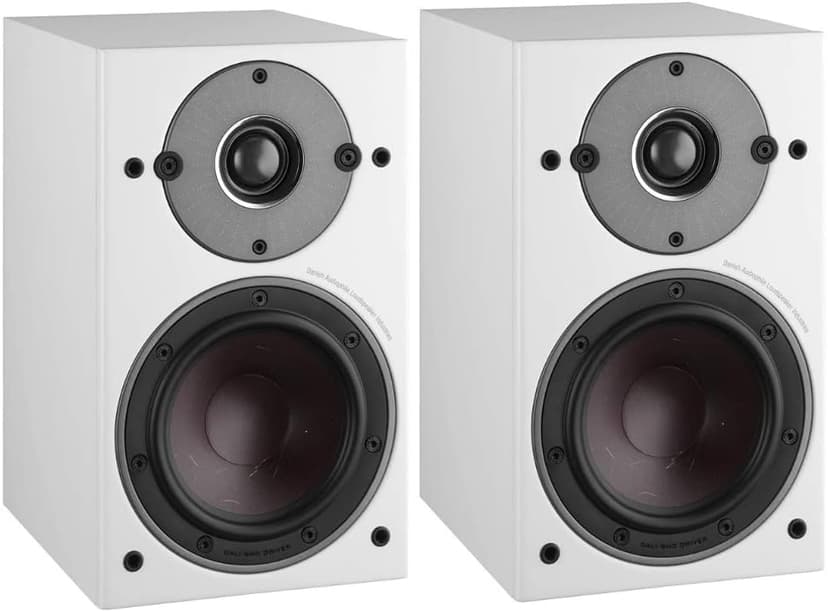 Dali Oberon 1 Paire d'enceintes d'étagère - Excellent Son au Format Ultra Compact, Polyvalent pour étagère, Pied ou Mur, avec Technologie SMC brevetée et Membrane en Fibre de Bois - 1