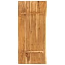 vidaXL Dessus de salle de bain en acacia massif - Accessoire d'évier en bois - Bord vivant - 7