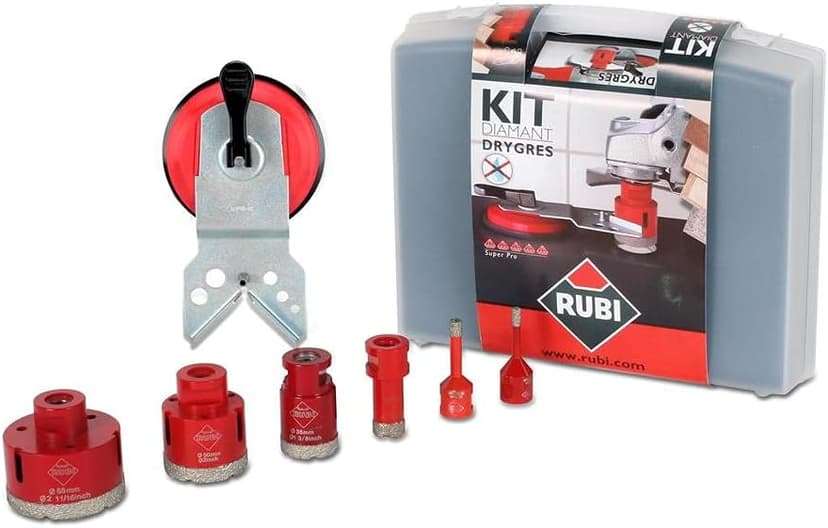 Kit 6 trépans drygres RUBI - 50996 - 1