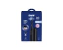 Oral-B iO 2 Black Electric Toothbrush for Adults, 3 Cleaning Modes, Gentle on Gums, Soft Brushing, Accessories, Replacement Oral B Brush, Charger, Travel Case - 2