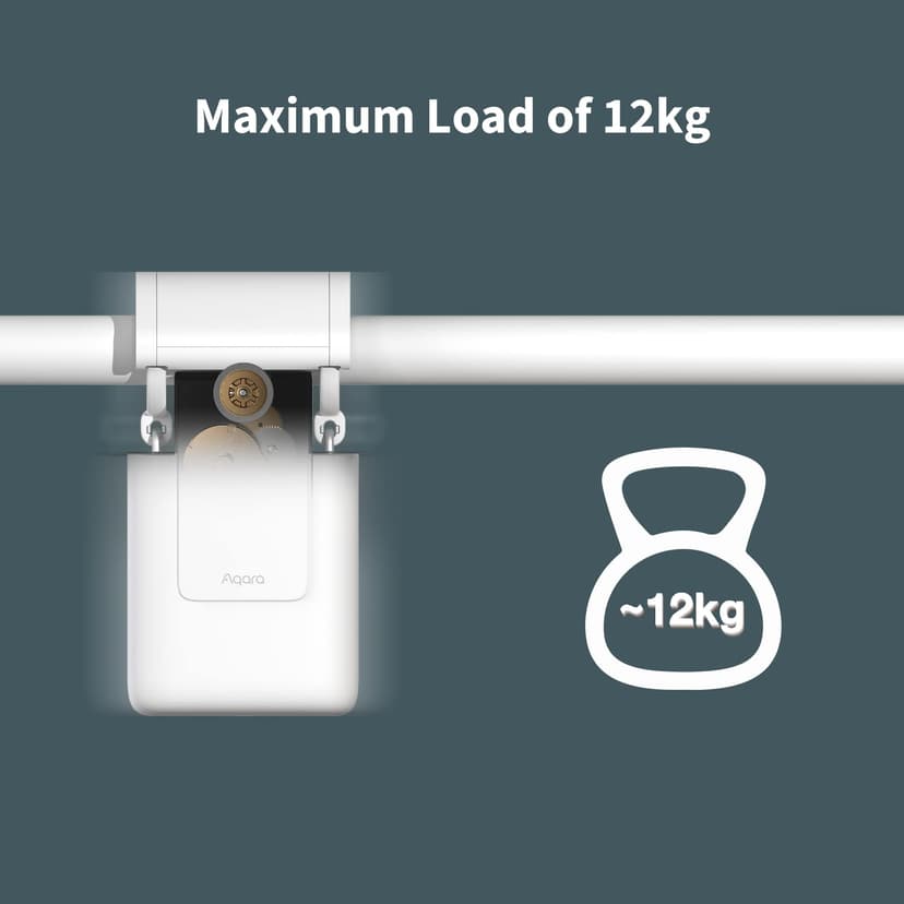 Aqara Smart Curtain Motor E1(Rod Version, 1 Pack), REQUIRES AQARA Zigbee 3.0 HUB, Electric Curtain Driver for Remote Control and Home Automation, Support HomeKit, Alexa, Google Assistant and IFTTT - 5