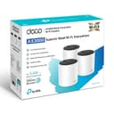 TP-Link Deco X55 AX3000 Lot de 3 systèmes Wi-FI maillé intégrale, Maille axée sur l'IA, HE160, Double Bande avec Ports Gigabit, Couverture jusqu'à 150 pi², Connexion jusqu'à Amazon Alexa, HomeShield, - 8