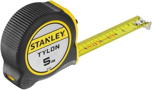 Stanley 0-30-697"Tylon" Tape Measure, Black/Yellow, 5 m/19 mm