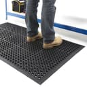 Grand Tapis d'entrée Extérieur en Caoutchouc Absorbant antidérapant – 3 Tailles Disponibles (0.9 m x1.5 m) par BiGDUG - 7