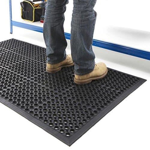 Grand Tapis d'entrée Extérieur en Caoutchouc Absorbant antidérapant – 3 Tailles Disponibles (0.9 m x1.5 m) par BiGDUG - 7