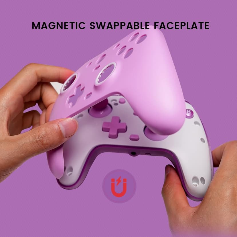 GameSir G7 SE Wired Controller for Xbox Series X|S, Xbox One & Windows 10/11, Plug and Play Gaming Gamepad with Hall Effect Joysticks/Hall Trigger, 3.5mm Audio Jack - Purple - 6