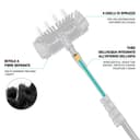 VONROC Window Cleaner with Telescopic Rod 4.6 m - Car Wash Brush with Handle, Professional Window Wiper with Washing Brush for Windows, Solar System - Includes Brush, Hose, Soap Dispenser - 7