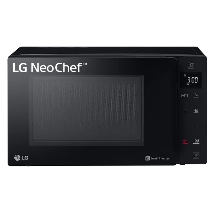 LG MH7235GPS Smart Inverter Microwave Oven with Quartz Grill, 32 Litre, 1200 W, Automatic Programs, 5 Power Levels, Crispy Microwave Plate Included - Smoke Black - 1