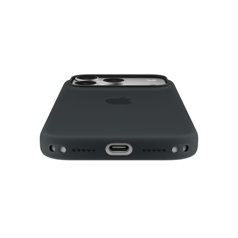 Apple iPhone 17 Silicone Case with MagSafe and Camera Control: Lightweight Phone Case, Wireless Charging Compatible, Smooth Matte Finish; Black ​​​​​​​ - 5
