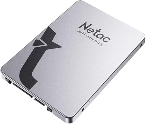 Netac SSD 256GB Internal Solid State Drive SATA SSD 2.5' Up to 510MB/s Faster than HDD for Laptop Computer Upgrade(Silver Gray 256GB)