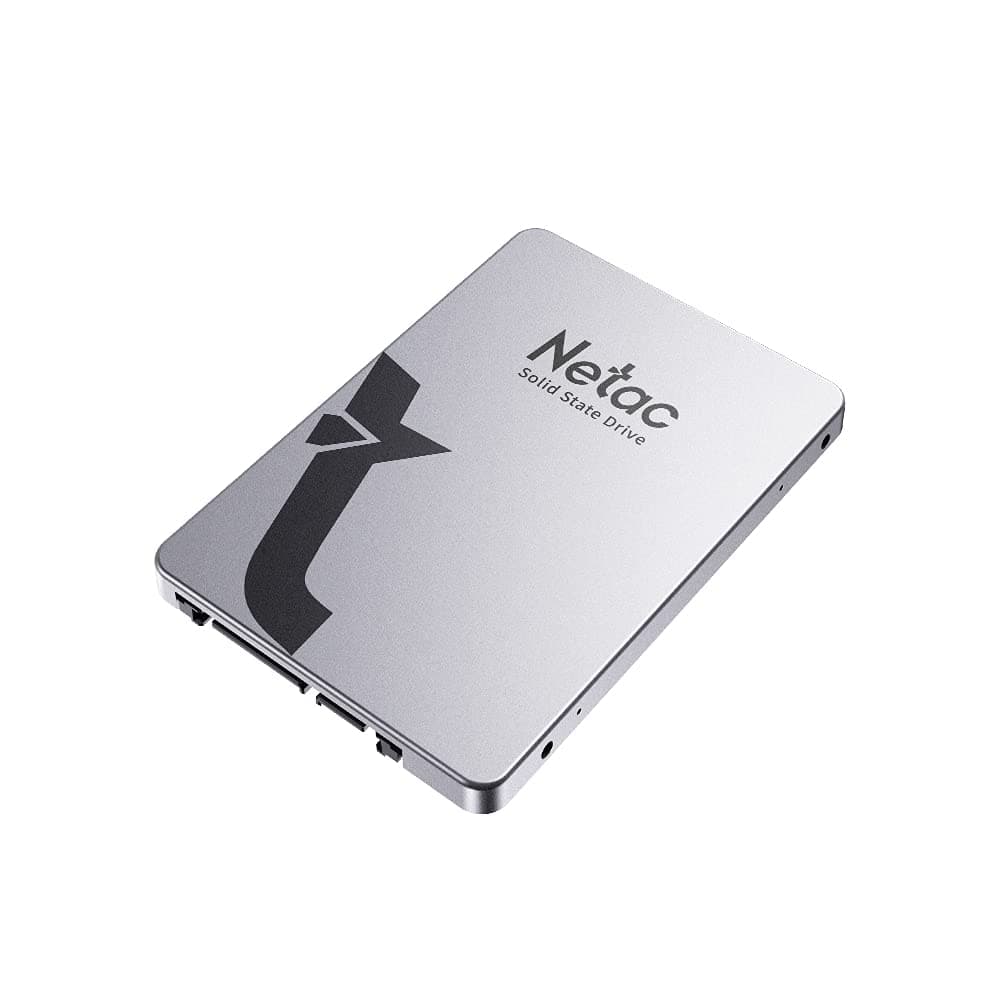 Netac 256Go Interne SATA 3.0 SSD 2. 5 Pouces Disque Dur Facile à Installer pour PC, Tablette Améliorer la Vitesse de Jeu(N530S Silver Grey 3D NAND)