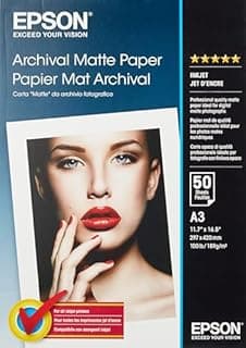Archival Matte Paper Papier mat A3 (297 x 420 mm) 189g/m2…