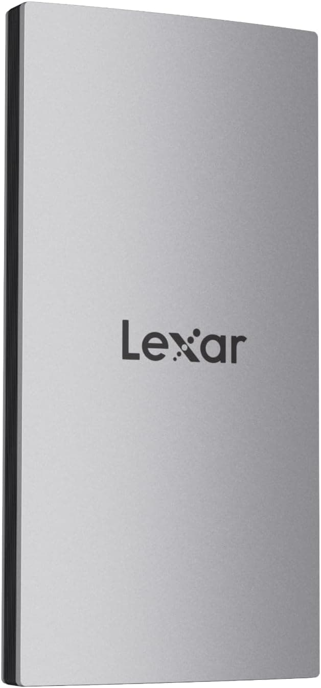 Lexar ES3 External SSD 1TB, USB3.2 Gen2 Portable SSD, PSSD up to 1050MB/s Read, 1000MB/s Write, External Solid State Drive Compatible with iPhone15 Series/Mac/PS5/XBOX/Laptop/PC (LES3XXX001T-RNSNG) - 1