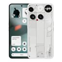 Nothing Phone (3) - Smartphone with 50 MP Triple Rear Camera system, 24 Hour Silicon Carbon Long Lasting Battery, 6.67" 120Hz AMOLED Display and Glyph Matrix, 12GB + 256GB - White - 1