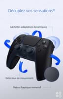 Sony, Manette PlayStation 5 Officielle DualSense, Sans Fil, avec Retour Haptique & Gâchettes Adaptatives, Micro Intégré, Batterie Rechargeable, Compatible PS5/PC, Couleur : Midnight Black - 3