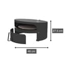 Barbecook Dynamic Centre wood pizza oven with cooking surface 36 cm, for wood barbecue Nestor, 51.5x46.5x27.5 cm - 6