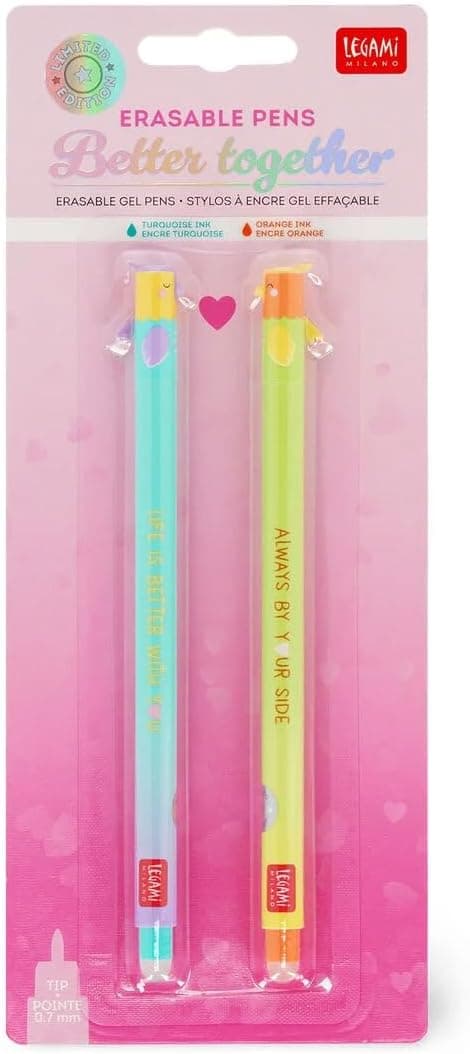 LEGAMI Erasable Gel Pens Special Edition Valentine's Day 2026 Better Together Gel Pens Valentine's Day Edition - 1