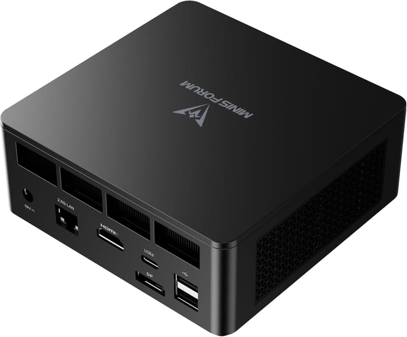 MINISFORUM UM760 Slim Mini PC AMD Ryzen 5 7640HS 6 Cores/12 Threads up to 5.0GHz, 16GB DDR5 RAM 1TB PCIe4.0 SSD, HDMI/DP/USB4 Outputs, 2.5G LAN, WiFi 6E, BT5, AMD Radeon 760M - 1
