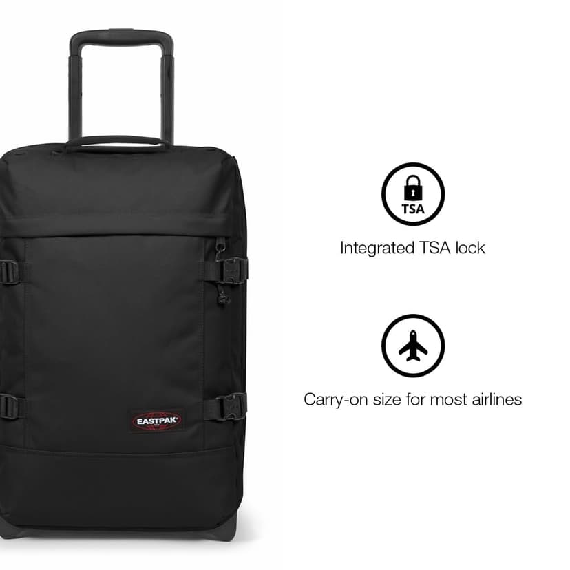 Eastpak TRANVERZ S Suitcase, 51 x 32.5 x 23 cm, 42 L - Black Denim (Grey) - 6