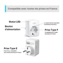Tapo WiFi Connected Socket, Consumption Tracking, 16A Type F, Compatible with Alexa and Google Home, Control Fan, Air Conditioner, Energy Saving, Voice Control, Tapo P110(4-Pack) - 3