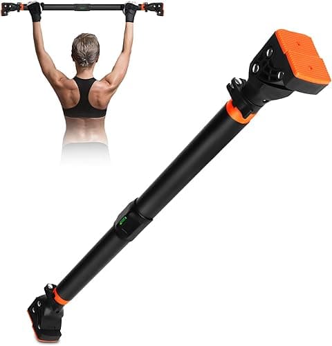 Barre de Traction, Barre de Traction sans Fixation, Barre de Tractions Porte,Installation sans Vis, Chargeable Jusqu'à 200 kg, Convient pour Une Largeur de Porte 72 cm-110 cm