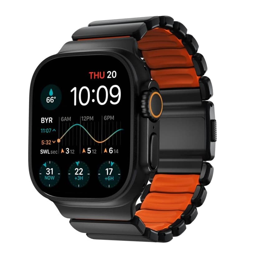 NOMAD Stratos Band I for AppleWatch 42/44/45/46/49 mm I Hybrid Design, verschiedene größen - 2