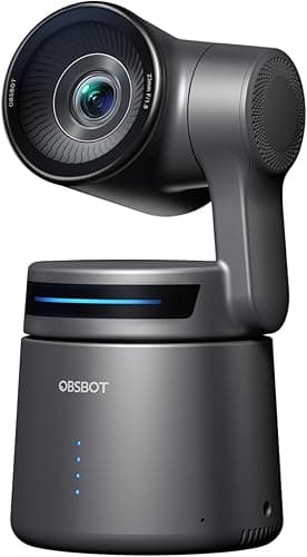 OBSBOT Tail Air NDI Streaming Camera 4K, AI Tracking PTZ …